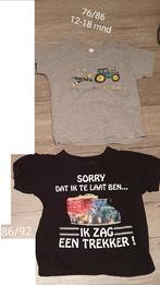 Jongens shirtjes (korte mouw) met trekker maat 86, Ophalen of Verzenden, Gebruikt, Jongetje, Shirtje of Longsleeve