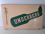 Vintage Underberg Reclamebord Metaal - Zonder Thermometer, Ophalen of Verzenden, Gebruikt, Reclamebord