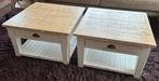 Riviera Maison salontafels (2 stuks), Huis en Inrichting, Tafels | Salontafels, Ophalen, 50 tot 100 cm, Vintage/modern, Vierkant