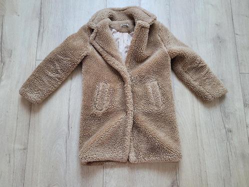 KIDS STAR bruine teddy jas maat 134/140 ~ SJ2089, Kinderen en Baby's, Kinderkleding | Maat 134, Gebruikt, Meisje, Jas, Ophalen of Verzenden