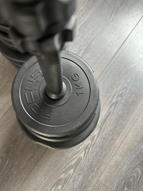 Dumbbell Set - Verstelbaar 2 x 15 kg, Sport en Fitness, Fitnessapparatuur, Gebruikt, Overige typen, Kunststof, Ophalen
