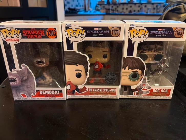 Funko Pop! Collectie: Demobat, Spider-Man, Doc Ock, Verzamelen, Poppetjes en Figuurtjes, Zo goed als nieuw, Ophalen of Verzenden