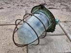 Schitterende barnfind groot formaat industriële lamp 1950, Antiek en Kunst, Ophalen of Verzenden