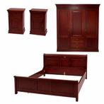 2 persoonsbed 180x200 met nachtkastjes en kledingkast, Ophalen, Gebruikt, Tweepersoons