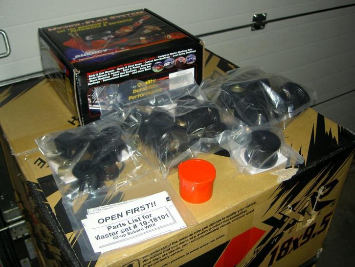Energy Suspension rubbers bushing set - Subaru Impreza 02-07, Auto diversen, Tuning en Styling, Ophalen of Verzenden
