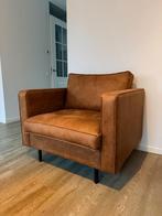 2 fauteuils, Ophalen, Zo goed als nieuw, 50 tot 75 cm, Leer