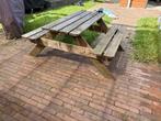 Houten Kinderpicknicktafel - Douglas Hout, Tuin en Terras, Gebruikt, Rechthoekig, Hout, Ophalen