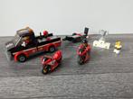Lego 60084 Racemotor transport, Ophalen of Verzenden, Zo goed als nieuw, Complete set, Lego