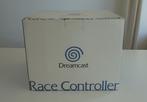 Sega Dreamcast Race Controller met Doos, Spelcomputers en Games, Ophalen, Overige genres, 1 speler, Zo goed als nieuw