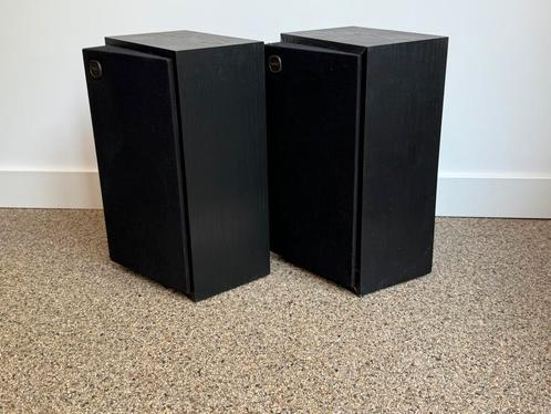 Vintage Tannoy Titan Speaker – Zeldzame Klasse in Zwart Hout, Audio, Tv en Foto, Luidsprekers, Gebruikt, Front, Rear of Stereo speakers
