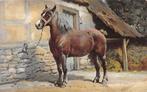 Het Ardenner paard Ill. Otto Eerelman, Paard, Ongelopen, Ophalen of Verzenden, Voor 1920