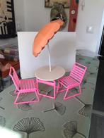 Barbie tuinset met parasol., Kinderen en Baby's, Ophalen, Gebruikt