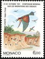 MONACO 16 - Dieren: vogels (bijeneter), Ophalen of Verzenden, Postfris, Dier of Natuur