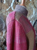 💖Prachtig 100% baby alpaca wollen trui hoge kraag M, Ophalen of Verzenden, Zo goed als nieuw, Blauw