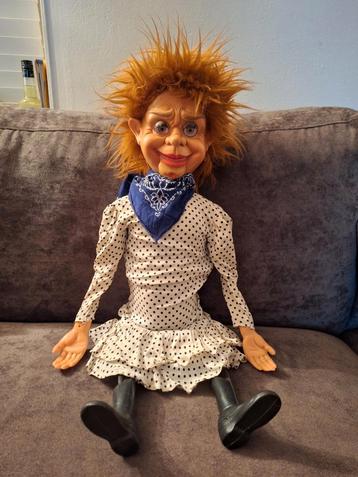 Vintage Buikspreekpop Mevrouw Parlanchin - Cremeal jaren 70 beschikbaar voor biedingen