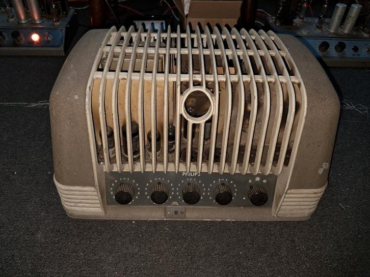 philips el6420 versterker, Audio, Tv en Foto, Buizenversterkers, Versterker, Ophalen