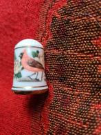 Rode Kardinaal Franklin Mint porseleinen vingerhoedje, Verzamelen, Ophalen of Verzenden, Zo goed als nieuw