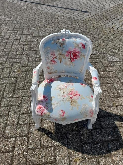 Kinder barok fauteuile geheel opnieuw gestoffeerd, Huis en Inrichting, Fauteuils, Zo goed als nieuw, 75 tot 100 cm, Ophalen of Verzenden
