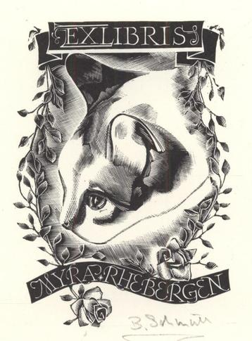 Ex Libris Bertil Schmüll beschikbaar voor biedingen