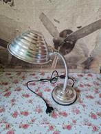 Vintage aluminium bureaulamp, Ophalen of Verzenden