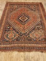 VINTAGE Qashqai tapijt (vloerkleed) 160 x 245 cm - Handmade, Gebruikt, 150 tot 200 cm, 200 cm of meer, Ophalen of Verzenden