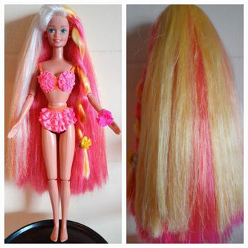 Hula hair barbie vintage jaren 90 ZGAN beschikbaar voor biedingen