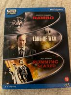Blu-ray Box: Rambo, Lord of War, Running Scared, Cd's en Dvd's, Ophalen of Verzenden, Gebruikt, Actie, Boxset