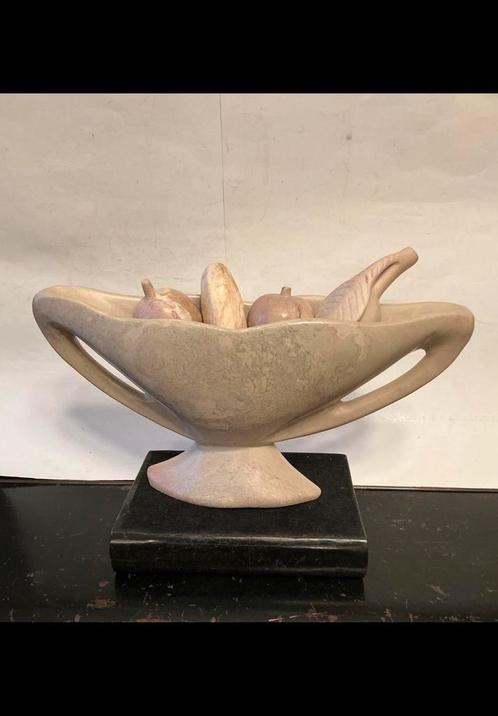 Natuurstenen bak, gruitschaal. Kisii steen, soapstone. Kenia, Antiek en Kunst, Kunst | Niet-Westerse kunst, Ophalen of Verzenden