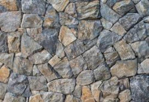 robuuste Griekse natuursteen muurbekleding Akkron Rocks, Tuin en Terras, Grind, Keien en Split, Nieuw, Overige typen, Ophalen