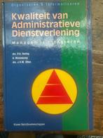 Boek: Kwaliteit van Administratieve Organisatie, Ophalen of Verzenden, Nieuw, Management, Drs A P.A. Hartog