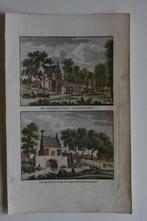 Bolsward 2 gravures op 1 blad Sneker- + Zanetster poort GV6, Verzenden