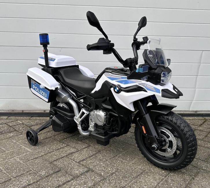 BMW F850 GS Polizei Edition 12v - Rubberband - Sirene NIEUW!, Kinderen en Baby's, Speelgoed | Buiten | Voertuigen en Loopfietsen