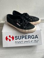 Superga Zwarte Sneakers - Maat 37, Zwart, Nieuw, Ophalen of Verzenden, Sneakers of Gympen