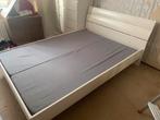 Ledikant bed 140x200 2 persoonsbed, Gebruikt, 140 cm, Wit, Hout