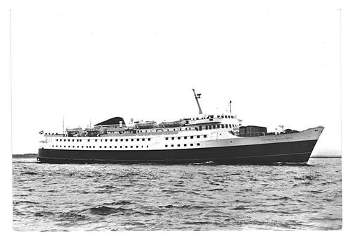 974318	m.s. Koningin Wilhelmina	1961 Dagdienst Hoek van Holl, Verzamelen, Ansichtkaarten | Nederland, Ongelopen, 1960 tot 1980