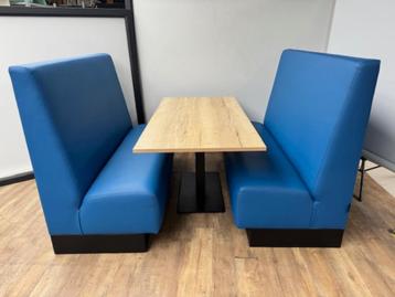 Davant treinbank blauw kunstleder beschikbaar voor biedingen