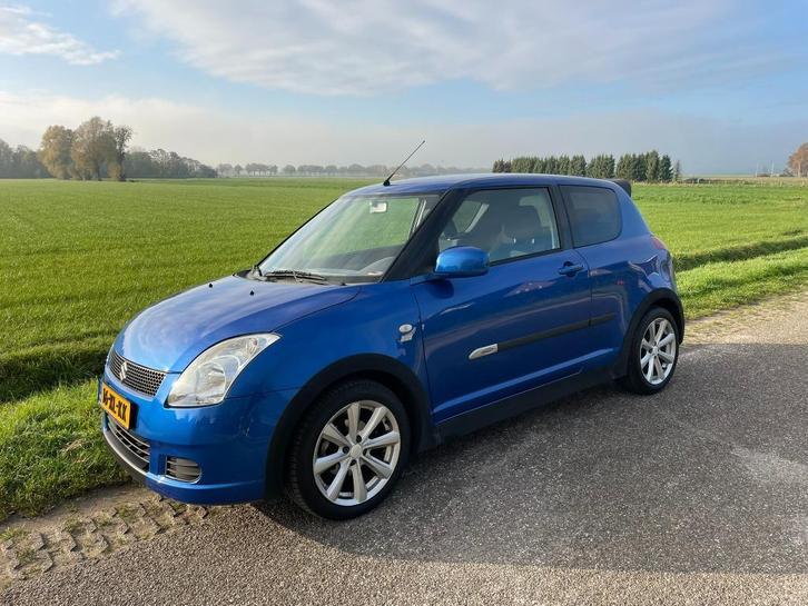 Suzuki Swift 1.3 3D 2007 Blauw, Auto's, Suzuki, Particulier, Swift, Airbags, Centrale vergrendeling, Elektrische ramen, Mistlampen