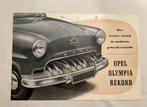 Opel Olympia Rekord folder, Verzenden, Opel
