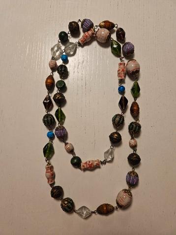 Lange Kralen Ketting - ca. 120 cm beschikbaar voor biedingen