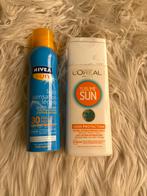 Zonnebrand Set: Nivea & L'Oréal SPF 30 | Nieuw, Ophalen of Verzenden, Gebruikt, Zonnebrand of After Sun
