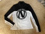 NIKKIE ski top/pull/longsleeve zwart-room wit mt. 38, Kleding | Dames, Wintersportkleding, Maat 38/40 (M), Nieuw, Ophalen of Verzenden