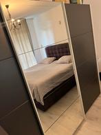 2persoonsbed & kast, Gebruikt, Vierkant, 125 cm of meer, Ophalen of Verzenden