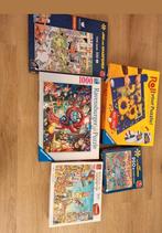 Puzzelmat met 4 puzzels, Ophalen, 500 t/m 1500 stukjes, Zo goed als nieuw