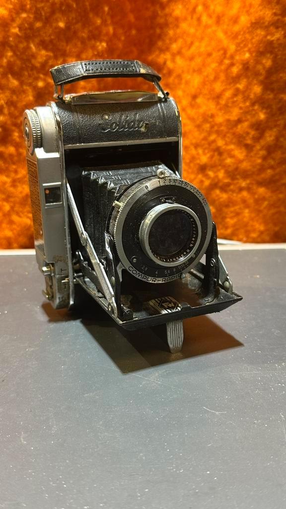 Balg camera Franka solida (Made in Germany US zone ), Verzamelen, Fotografica en Filmapparatuur, Fototoestel, Voor 1940, Ophalen of Verzenden