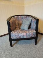 Vintage bankje, Ophalen, Gebruikt, Minder dan 75 cm, Stof