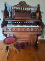 Antiek Harmonium met Kruk, Muziek en Instrumenten, Ophalen of Verzenden, Gebruikt, 1 klavier, Harmonium