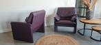 Leolux Bora Beta  fauteuils paars. In uitstekende staat, Ophalen of Verzenden, Leolux, Leolux, Leolux