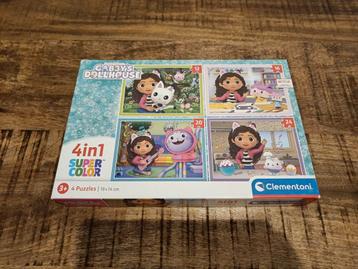 Gabby's Dollhouse 4-in-1 Puzzels Clementoni beschikbaar voor biedingen