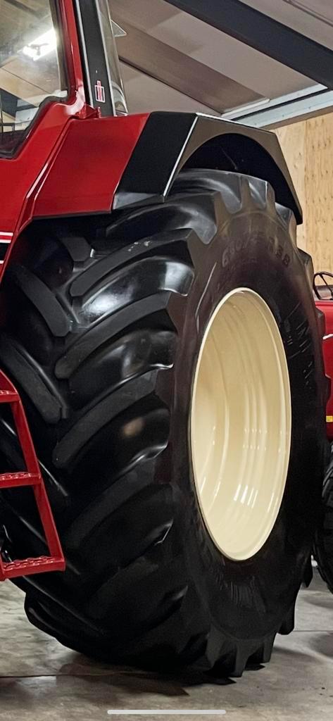 2x Michelin 600-65R28 2x 650-85R38 banden tractor Mach X Bib, Zakelijke goederen, Agrarisch | Onderdelen | Banden, Velgen en Assen