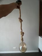 Hanglamp met touw, Huis en Inrichting, Lampen | Hanglampen, Ophalen of Verzenden, 75 cm of meer